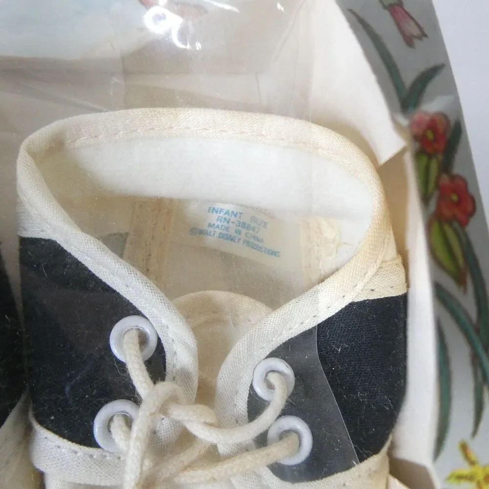 Mickey Mouse 2 Pairs Children’s Shoes Vintage Infant Sneakers Disney 1980s